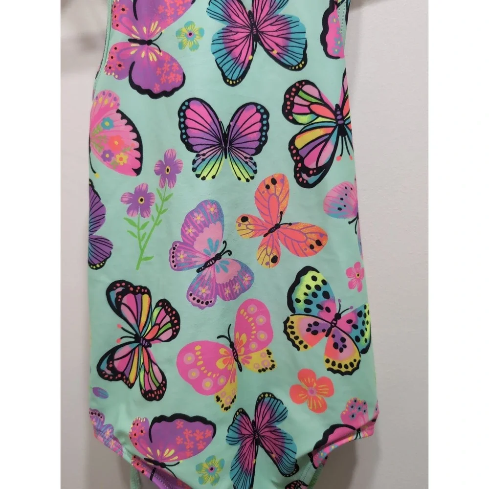 The Children's Place Girls‎ Swimsuit Bathingsuit Size 10-12y Butterflies